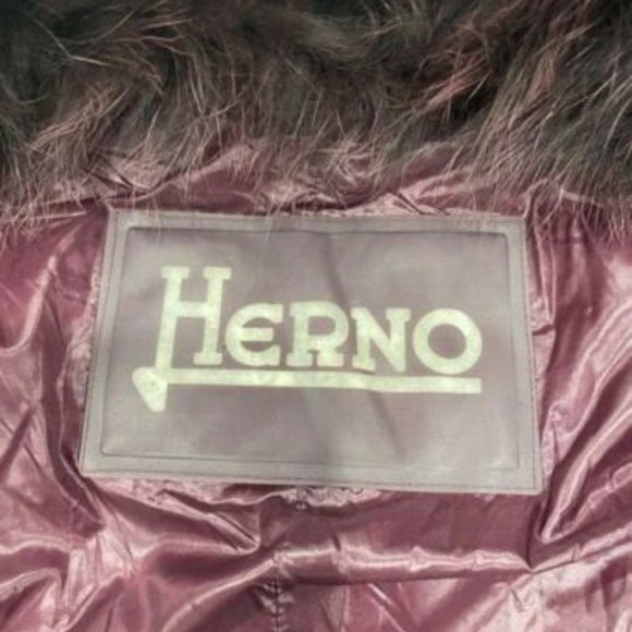 Herno- Claudia Shorter Fitted Jacket- wine color Size 40 - Picture 7 of 7